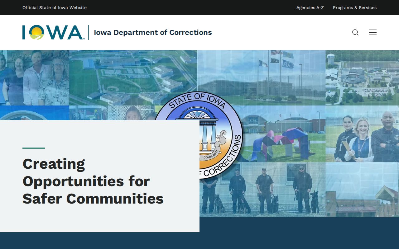 Boone County criminal record Iowa corrections locator route