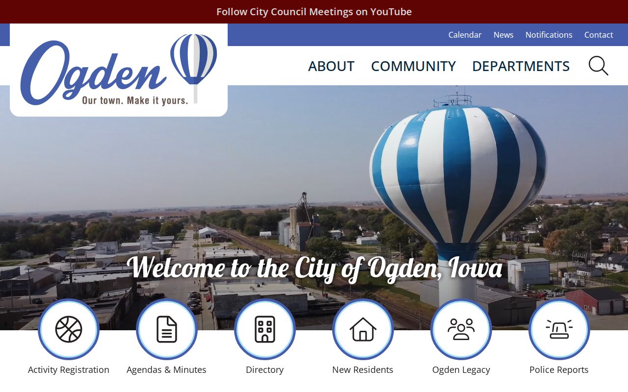 Boone County Ogden city government criminal records source
